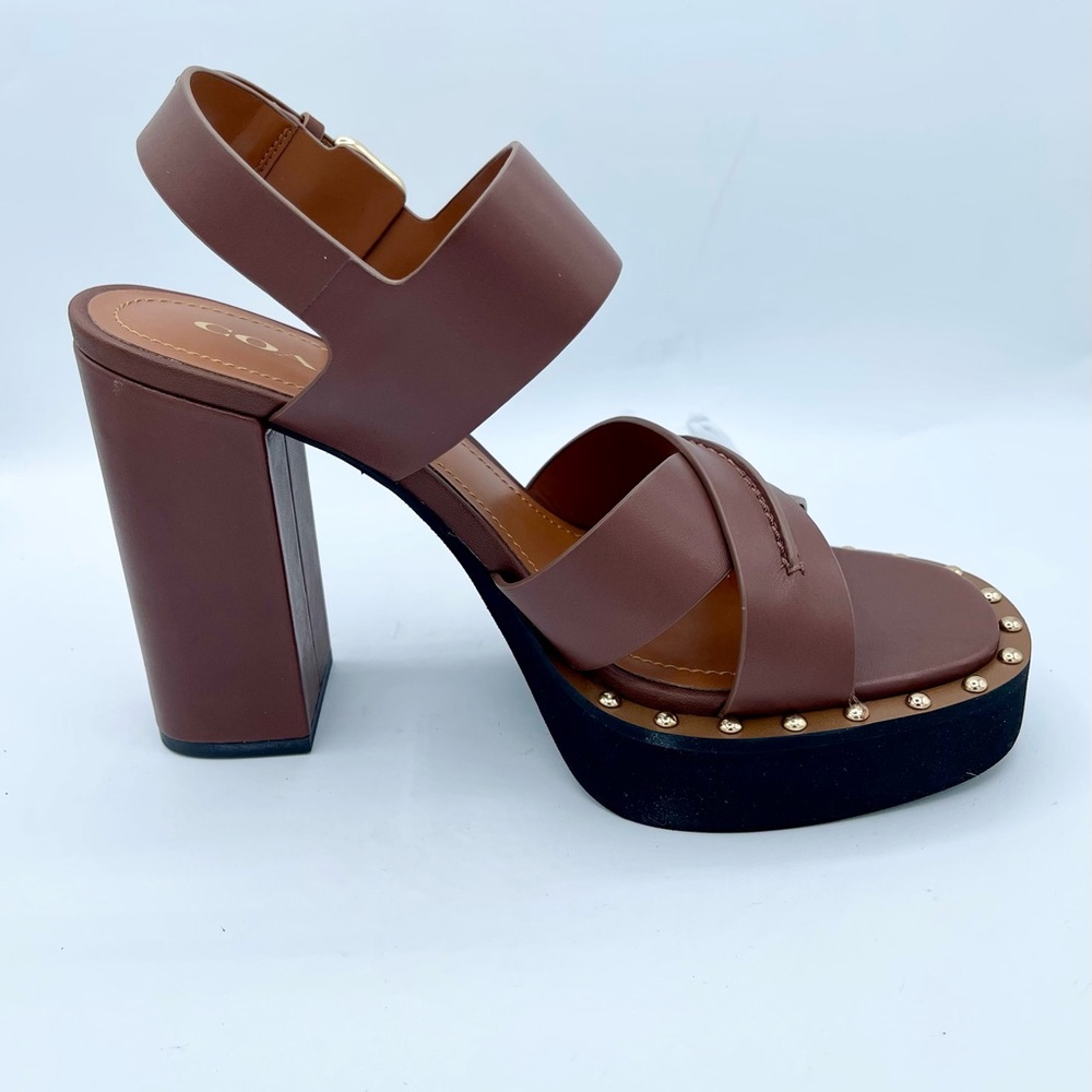 Brand New Coach Platform Sandals with Chunky Heel  Size 9.5B - Picture 10 of 15